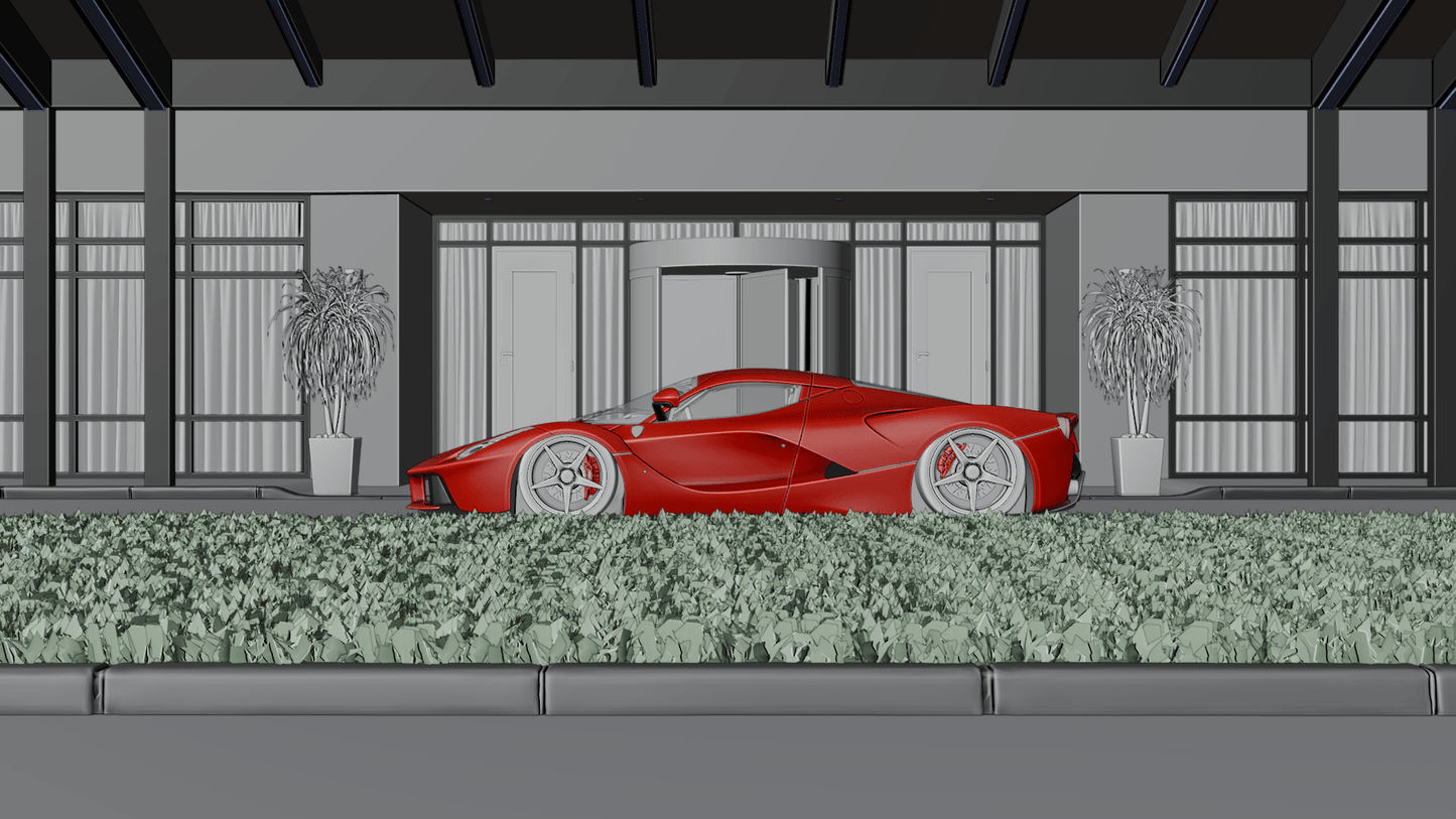 Hotel Exterior (Blender Scene)