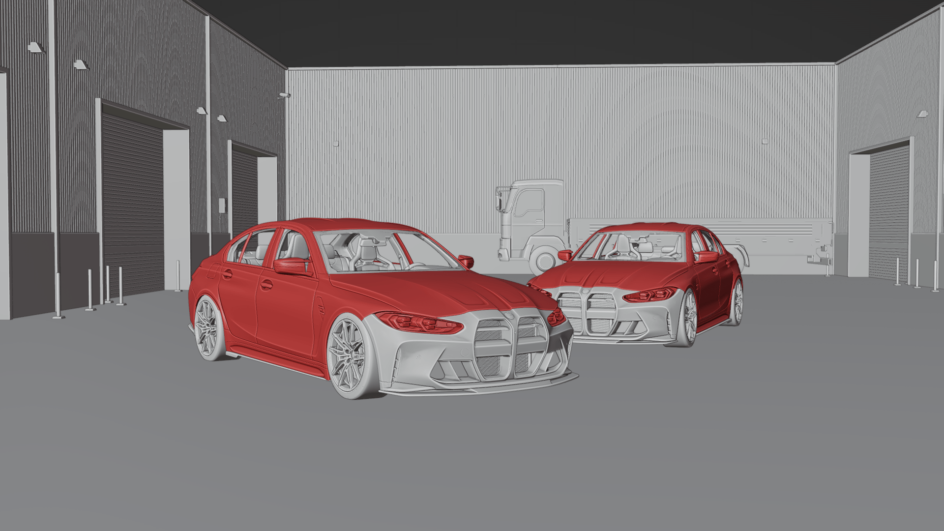 Industrial lot (Blender scene)