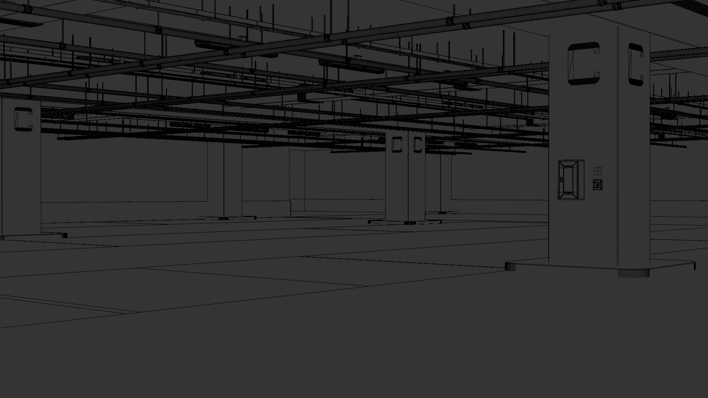 Parking garage (Blender scene)